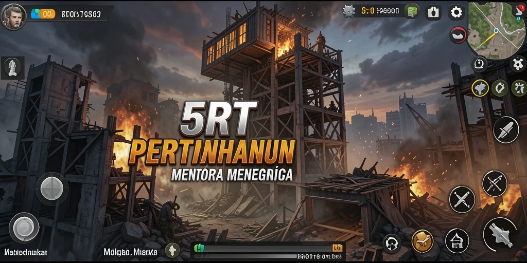 Gameplay 5RT yang intens dengan strategi Tower Defense.