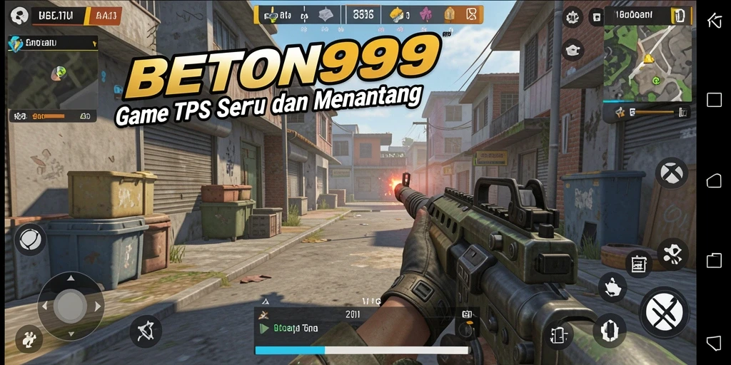 Tampilkan aksi mendebarkan dari game TPS BETON999.