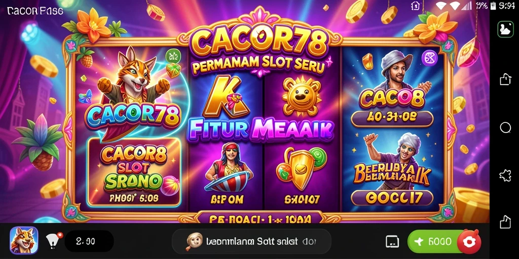 Tampilan menarik dari game Slot CACOR78 saat dimainkan.