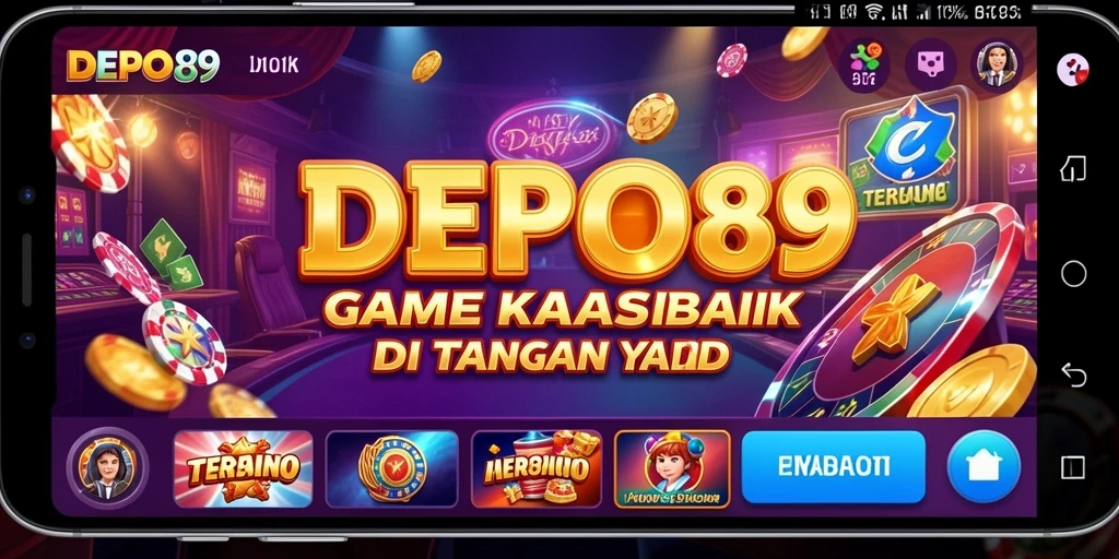 Tampilan menarik dari gameplay Kasino yang mengasyikkan di DEPO89.