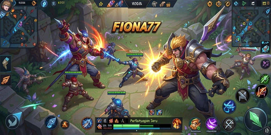 Tampilan menarik dari gameplay FIONA77 yang seru.