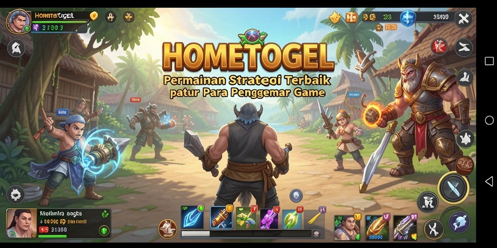 Tampilan menarik dari gameplay HOMETOGEL dengan strategi yang dinamis.