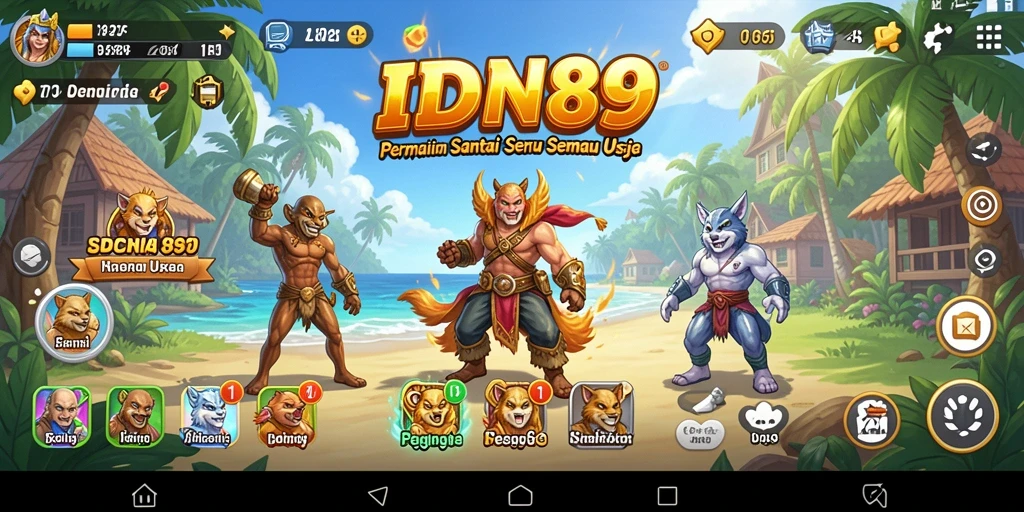 Tampilan menarik dari gameplay IDN89 yang seru dan mengasyikkan.