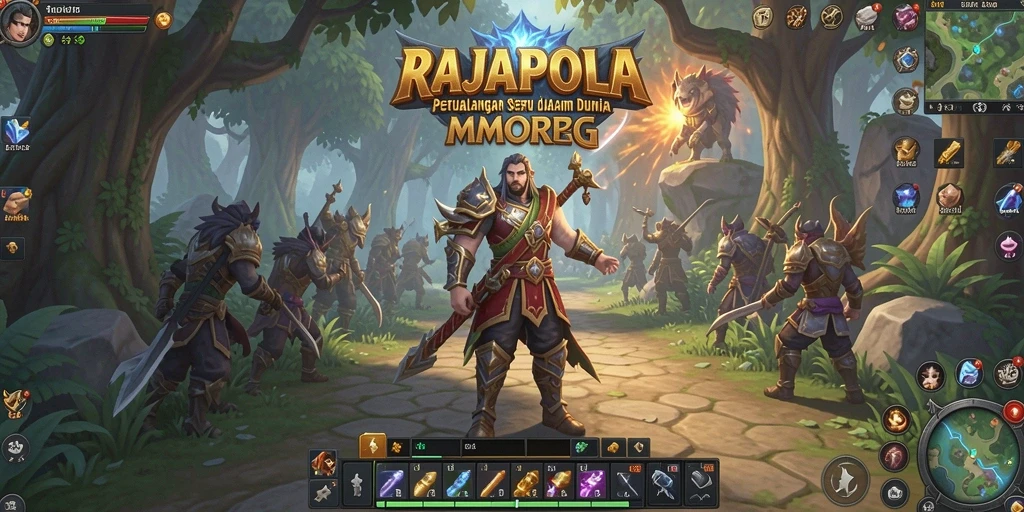 Tangkapan layar dari gameplay menarik RAJAPOLA di dunia MMORPG.
