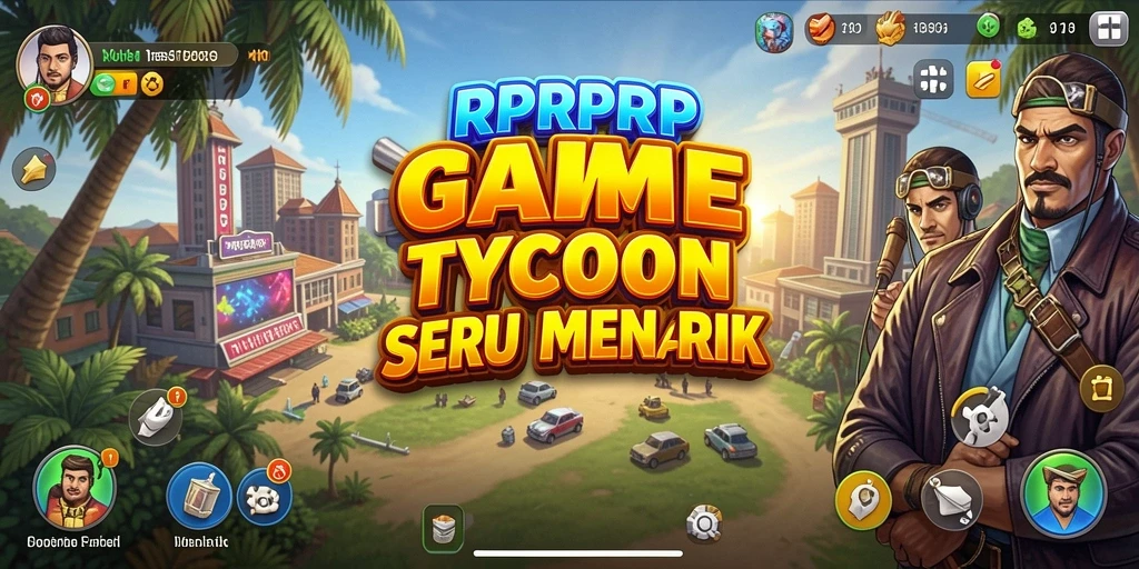Tampilan menarik dari gameplay RPRPRP yang penuh strategi Tycoon.