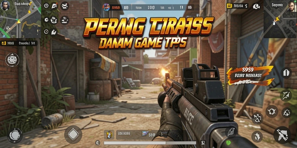 Tampilan gameplay S9S9 dengan aksi tembak-menembak yang intens.