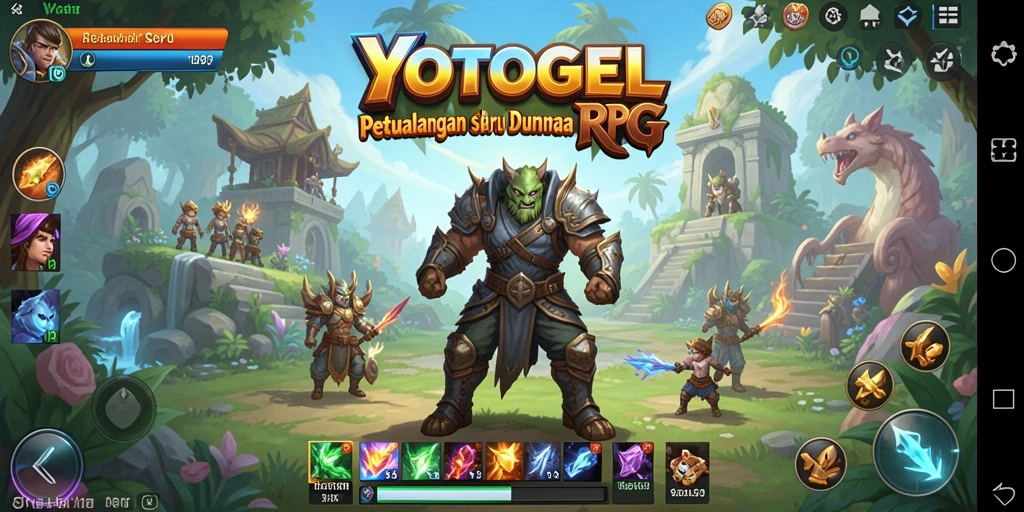Tampilan gameplay RPG seru dan menantang dalam YOTOGEL.